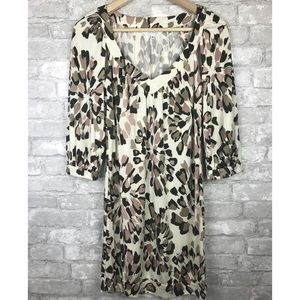 Trina Turk | V-Neck Dress Abstract Print